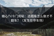 糖心TV冷门揭秘：选题库怎么做才不翻车？（发生在停车场）